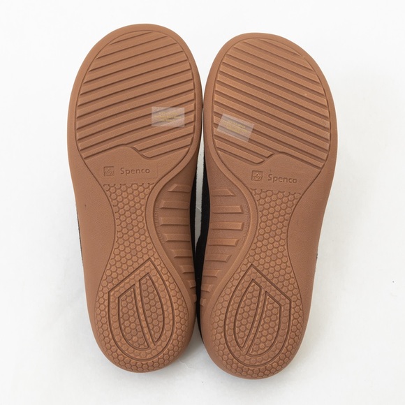 Spenco comfy slippers felted novelty Evie style black moon & stars orthotic 8.5W - Picture 8 of 11